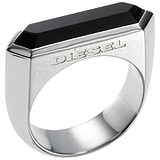 Diesel Стальное кольцо с ониксом, 048816