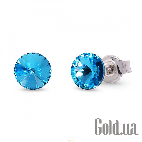 

Пусеты (гвоздики) Kobi, Стальной, Серьги с кристаллами Swarovski