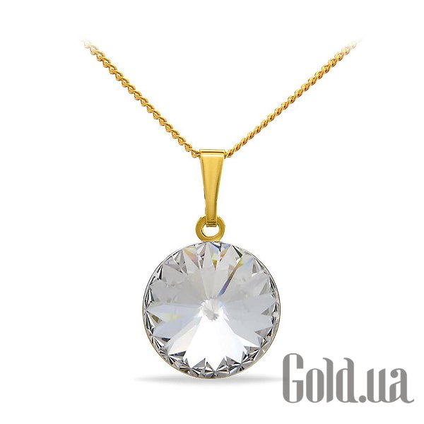

Женские колье и кулоны Kobi, Золотой, Кулон с цепочкой с кристаллом Swarovski в позолоте