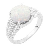 Женское серебряное кольцо с опалом, 1375153