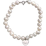 Жіночий Срібний браслет з культом. перлами, 1605041