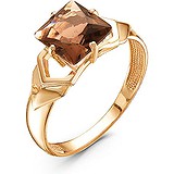 Женское золотое кольцо с раухтопазом, 1635505