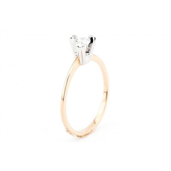 Золота каблучка з куб. цирконієм