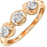 Женское золотое кольцо с бриллиантами, 1711793