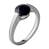 Женское серебряное кольцо с сапфиром, 1752753