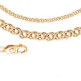 Женский серебряный браслет в позолоте, 1542834
