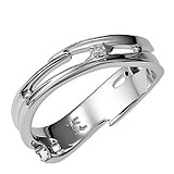 Женское золотое кольцо с бриллиантами, 1619122
