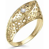 Женское золотое кольцо с бриллиантом, 1684914