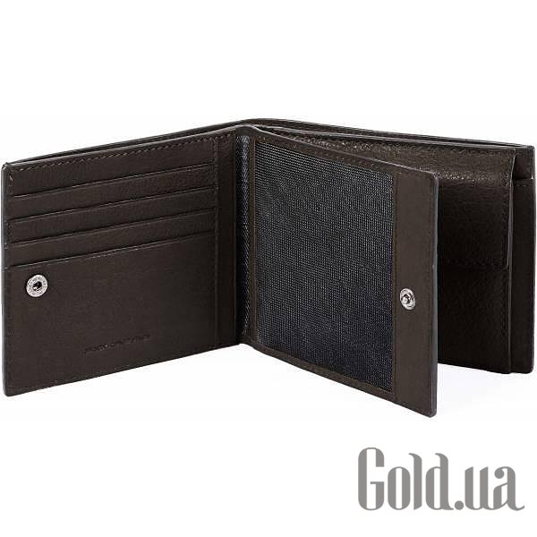 

Бумажник Piquadro, Коричневый, Портмоне Black Square PU4858B3R_TM