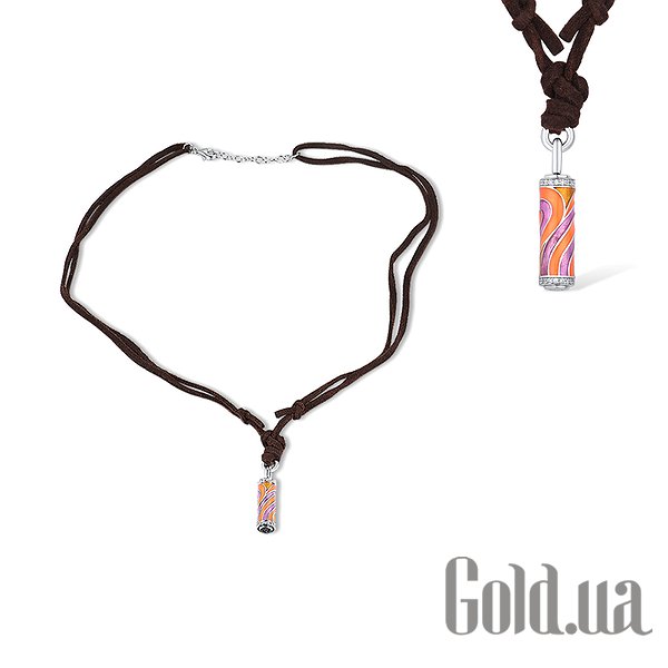 

Женские колье Lurie Jewelry, Серебряное колье с эмалью, 45