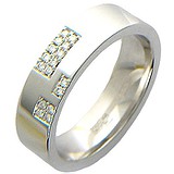 Золотое обручальное кольцо с бриллиантами, 1612979