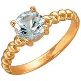 Женское золотое кольцо с топазом, 1638323