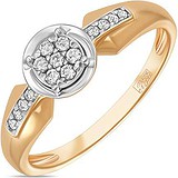 Золотое кольцо с бриллиантами, 1703347