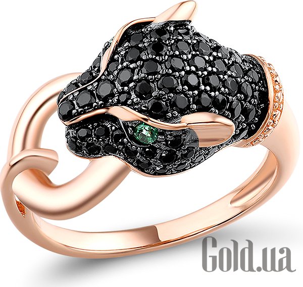 

Женские кольца Lurie Jewelry, Женское серебряное кольцо в позолоте, 17.5