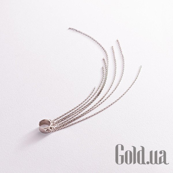 

Серьги с подвесками Украина, Серебряная одиночная каффа