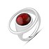 Женское серебряное кольцо с аммолитом - фото 1