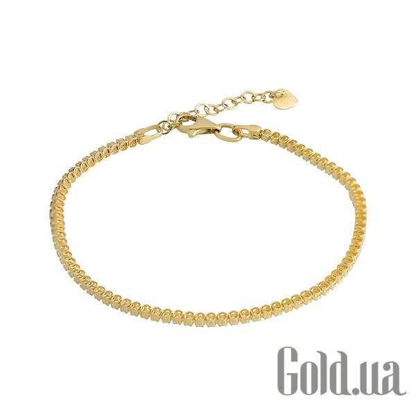 

Браслет Fresh Jewelry, Женский золотой браслет с куб. циркониями, 17