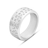 Купить недорого Серебряное обручальное кольцо с куб. циркониями (2144229) по цене 2396 грн. в Украине в магазине Gold.ua