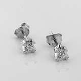 Золотые серьги с бриллиантами, 1795763