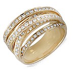 Женское золотое кольцо с бриллиантами, 120500
