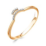 Женское золотое кольцо с бриллиантами, 1513140
