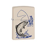 Zippo Зажигалка 216 Fishing Cream Matte 29227, 1528500