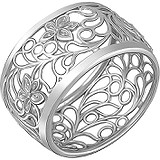 Женское серебряное кольцо, 1607092