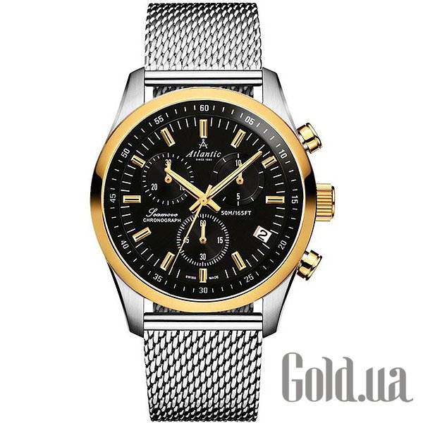 

Швейцарские часы Atlantic, Мужские часы Seamove Chronograph 65456.43.61