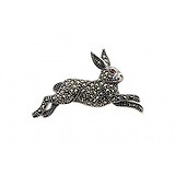 Срібна брошка-кулон з куб. цирконіями, 1701556