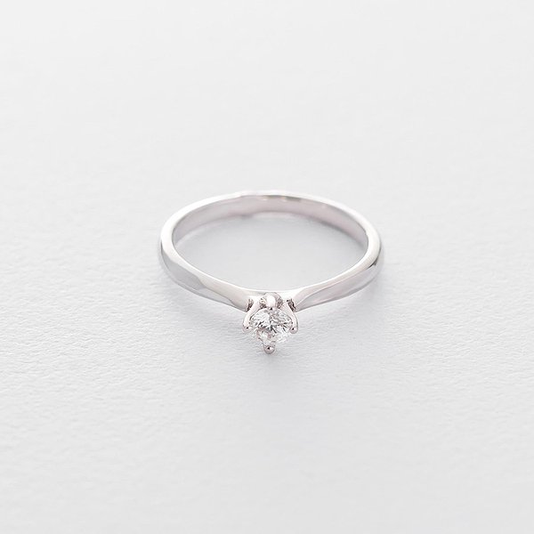 Золотое кольцо с куб. цирконием Swarovski