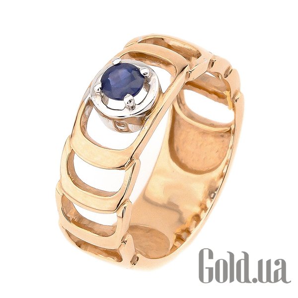 

Кольцо Украина, Женское золотое кольцо с сапфиром, 18