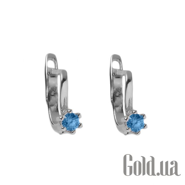 

Серьги Silvex925, Серебряные серьги с куб. циркониями