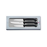 Victorinox Набор кухонный SwissClassic  3 ножа с черной ручкой Vx67113.3G