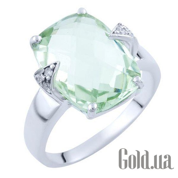 

Женские кольца Fresh Jewelry, Женское серебряное кольцо с аметистом и куб. циркониями, 18.5