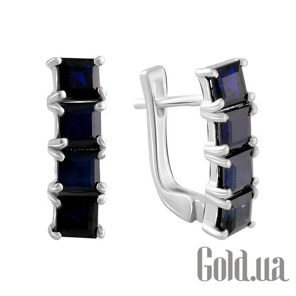 

Серьги Fresh Jewelry, Серебряные серьги с сапфирами