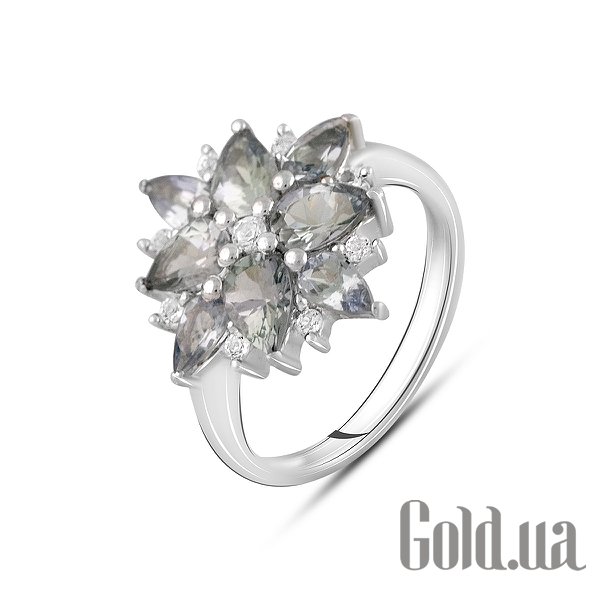 

Женские кольца Fresh Jewelry, Женское серебряное кольцо с танзанитами и топазами, 18