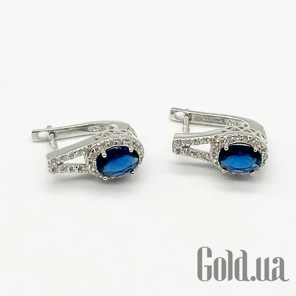 

Серьги Silvex925, Серебряные серьги с куб. циркониями