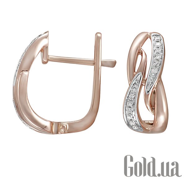 

Серьги Lurie Jewelry, Золотые серьги с бриллиантами
