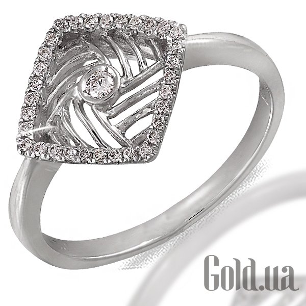 

Кольцо Lurie Jewelry, Женское золотое кольцо с бриллиантами, 16.5