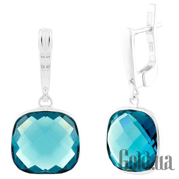 

Серьги с подвесками Fresh Jewelry, Серебряные серьги с топазами