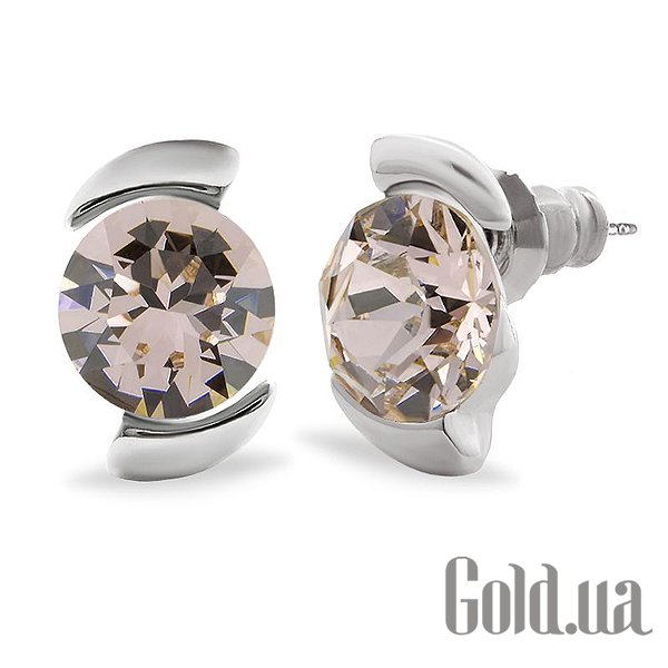 

Пусеты (гвоздики) Kobi, Стальной, Серьги с кристаллами Swarovski