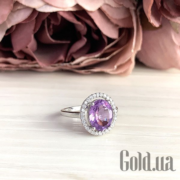 

Женские кольца Fresh Jewelry, Женское серебряное кольцо с александритом и куб. циркониями, 19