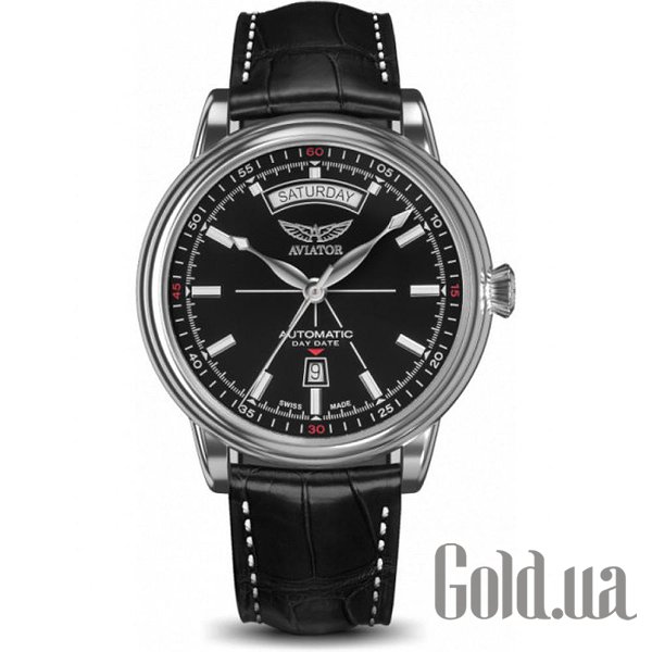 

Швейцарские часы Aviator, Мужские часы Douglas Day Date V.3.20.0.142.4