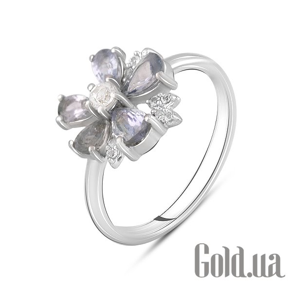 

Женские кольца Fresh Jewelry, Женское серебряное кольцо с танзанитами и топазами, 16.5