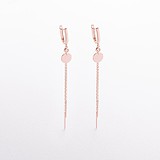 Золотые серьги с куб. циркониями, 1796278