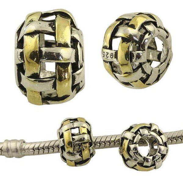 Серебряная наборная подвеска