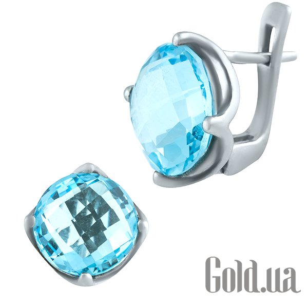 

Серьги Fresh Jewelry, Серебряные серьги с топазами