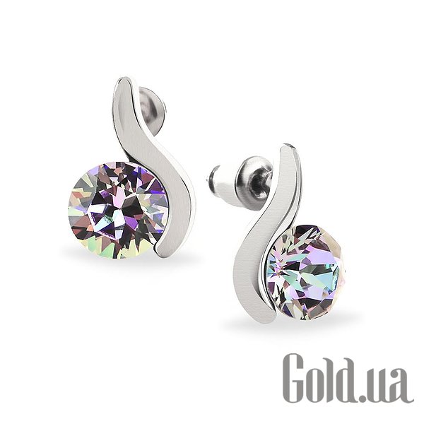 

Пусеты (гвоздики) Kobi, Стальной, Серьги с кристаллами Swarovski