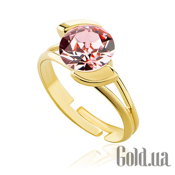 

Женское кольцо Kobi, Золотой, Кольцо с кристаллом Swarovski в позолоте