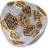 Женское золотое кольцо с бриллиантами, 1673399